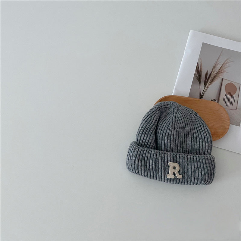 Children's Hat Boys Fashion Letters Skullcap Medium Kids' Headwear