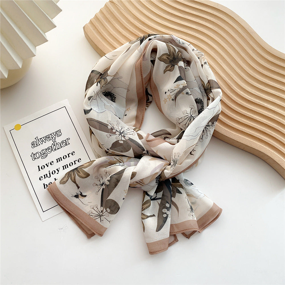 Women's Autumn Summer Versatile Fashionable Stylish Thin Decorative Scarfs