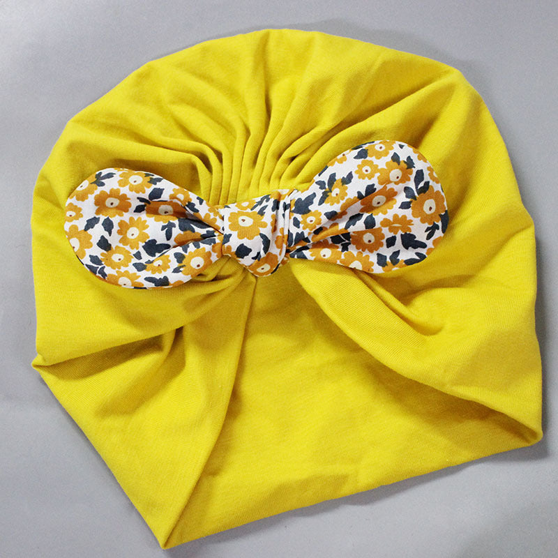 Infant Beanie Single Layer Cotton Bow Kids' Headwear