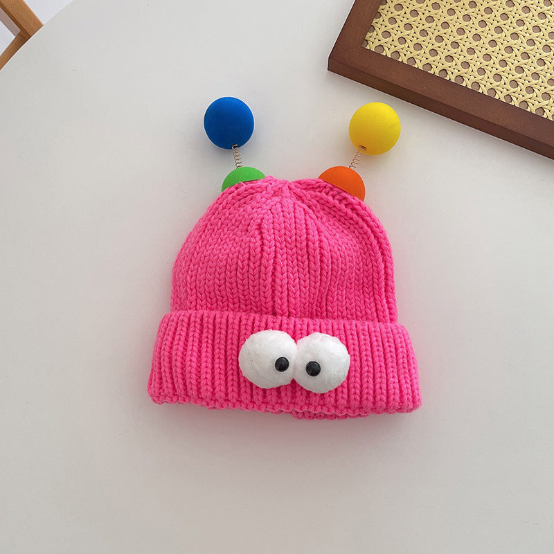 Male Female Cute Warm Beanie Hat Kids' Headwear