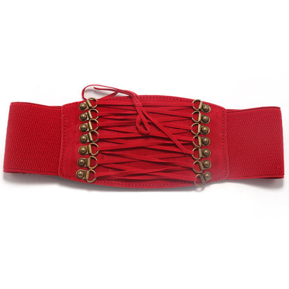 Women's Decorative Waist Seal Fashion Wide Snap Belts