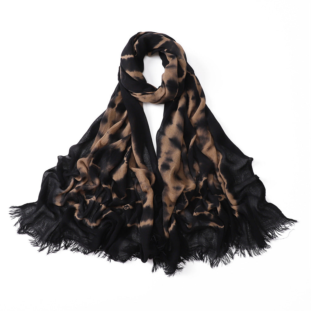 Color Thin Breathable Handmade Ethnic Style Scarfs