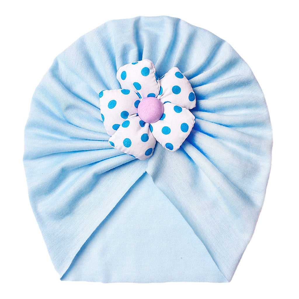 Children's Door Hat Summer Cute Polka Dot Kids' Headwear