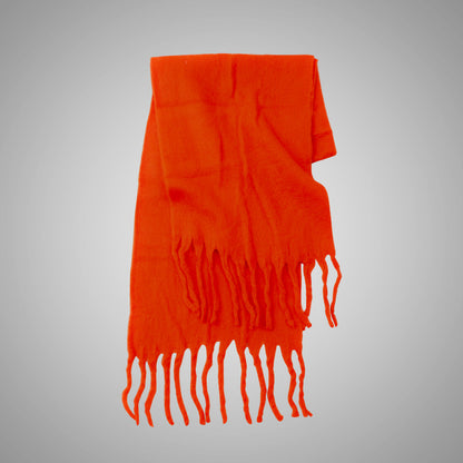 Solid Color Mohair Heavy Idle Style Scarfs