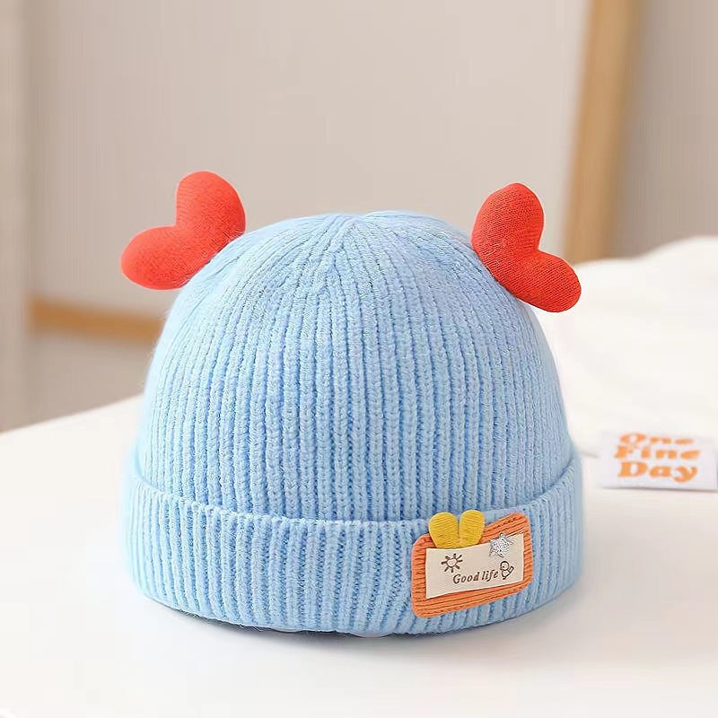 Super Cute Boy Woolen Knitted Warm Kids' Headwear