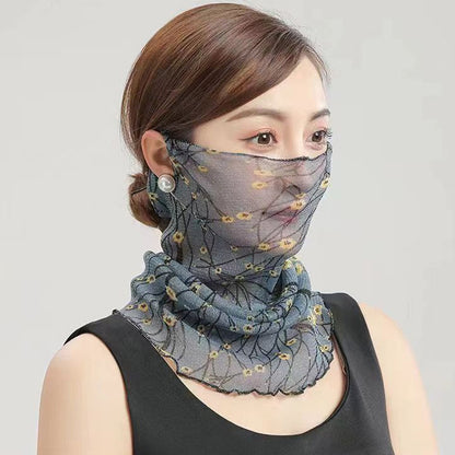 Women's Pullover Summer Thin Type Sunscreen Veil Variety Scarfs