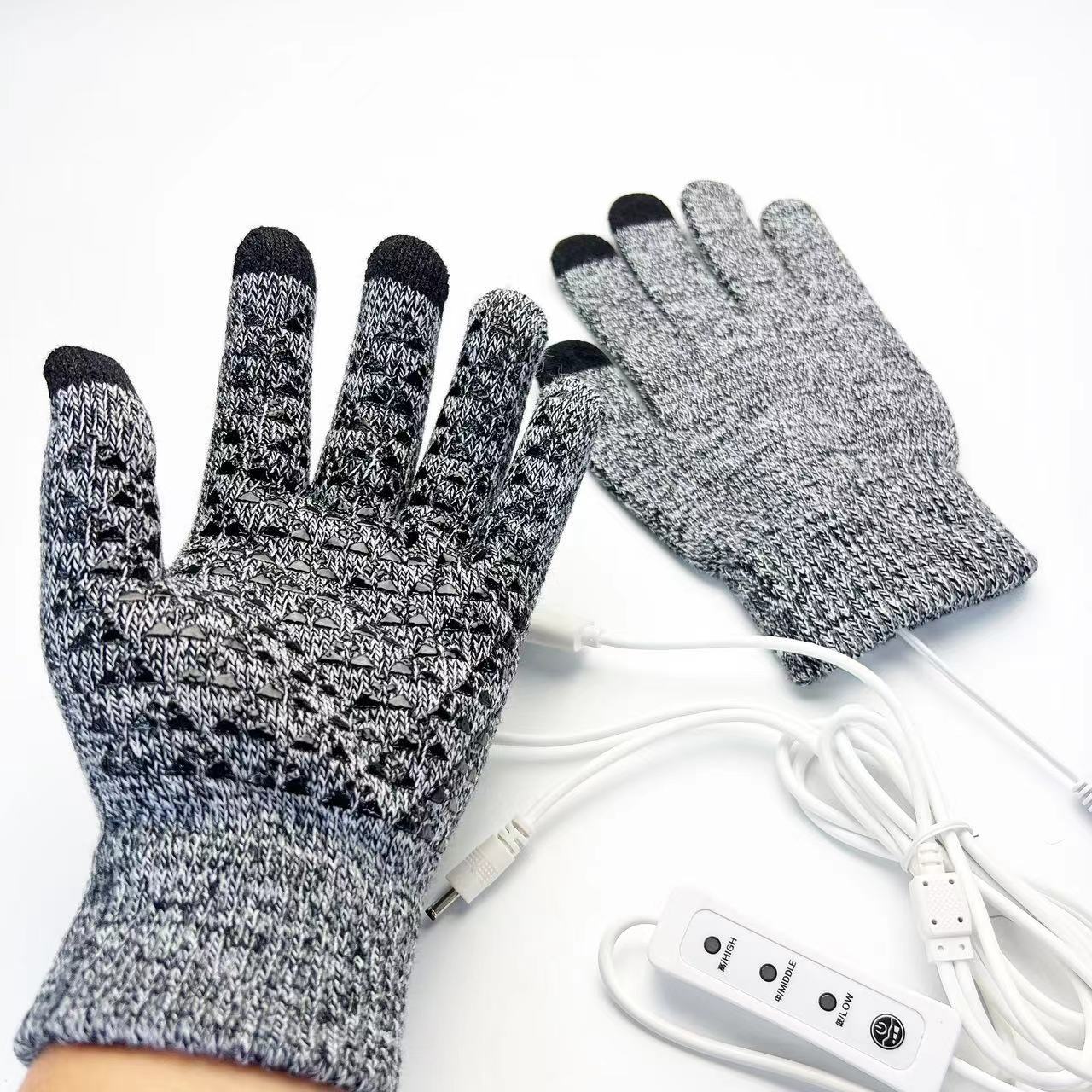 Women's & Men's Double Side Heating Palm Glue Point Gloves