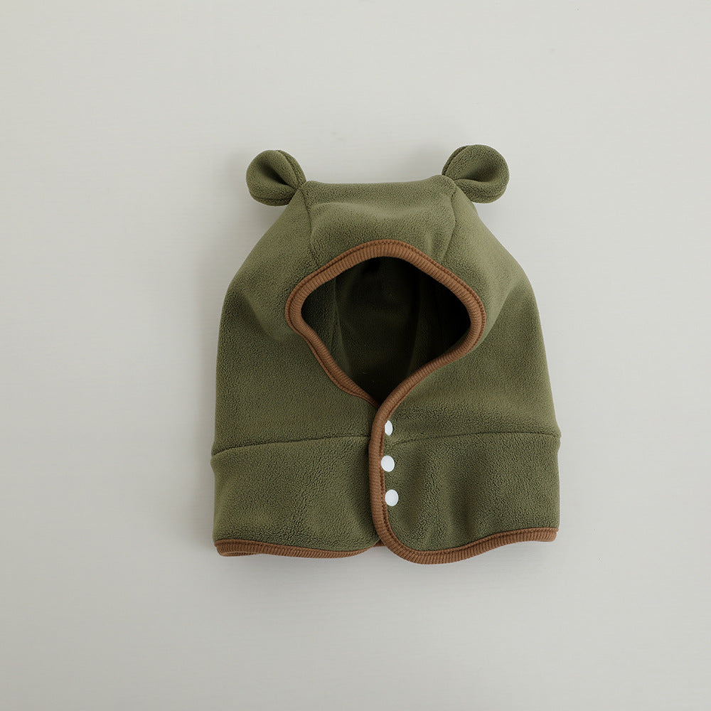 Ears Hooded Suit Hat Thickened Polar Kids' Headwear