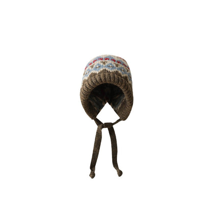 Woolen Winter Balaclava Retro Bags Warm Hats & Caps