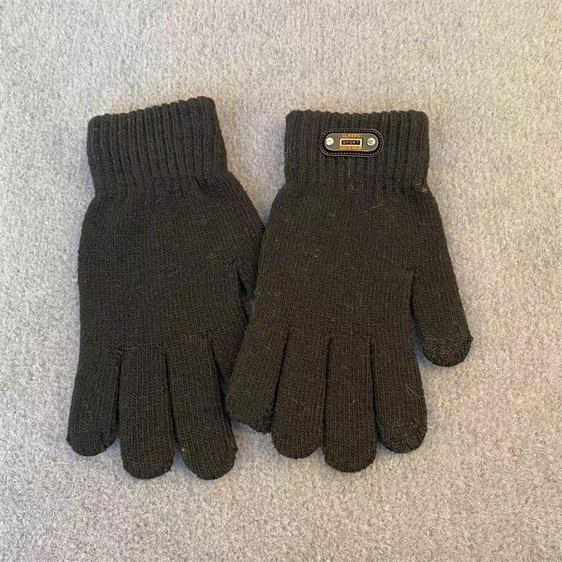 Men's Thickened Cold Protection Thermal Touch Screen Gloves