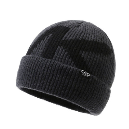 Women's & Men's Warm Wool Hat Winter Simple Solid Hats & Caps