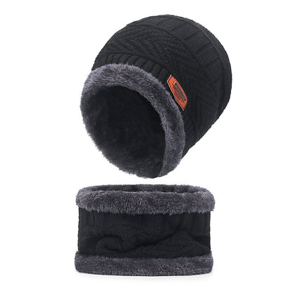 Women's & Men's Knitted Hat Fleece-lined Warm Integrated With Thick Hats & Caps