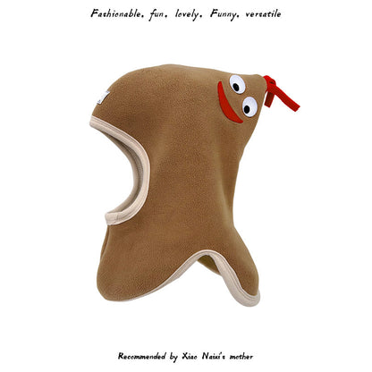 Children's Cock Hat Warm Ear Protection Sleeve Kids' Headwear