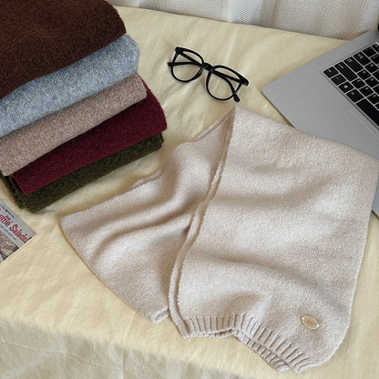 Standard Wool Solid Color Small Korean Scarfs