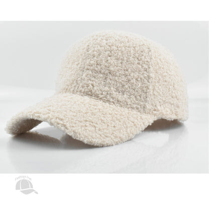 Women's Solid Color Baseball Fashion Light Board Lamb Hats & Caps