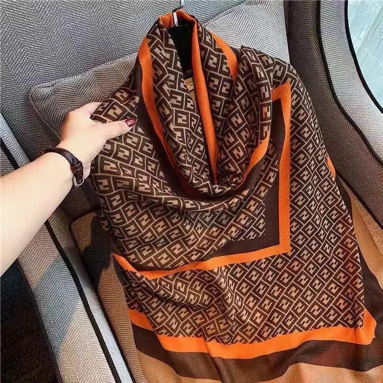 Women's Take Sample Live Cotton Linen Printed Scarfs