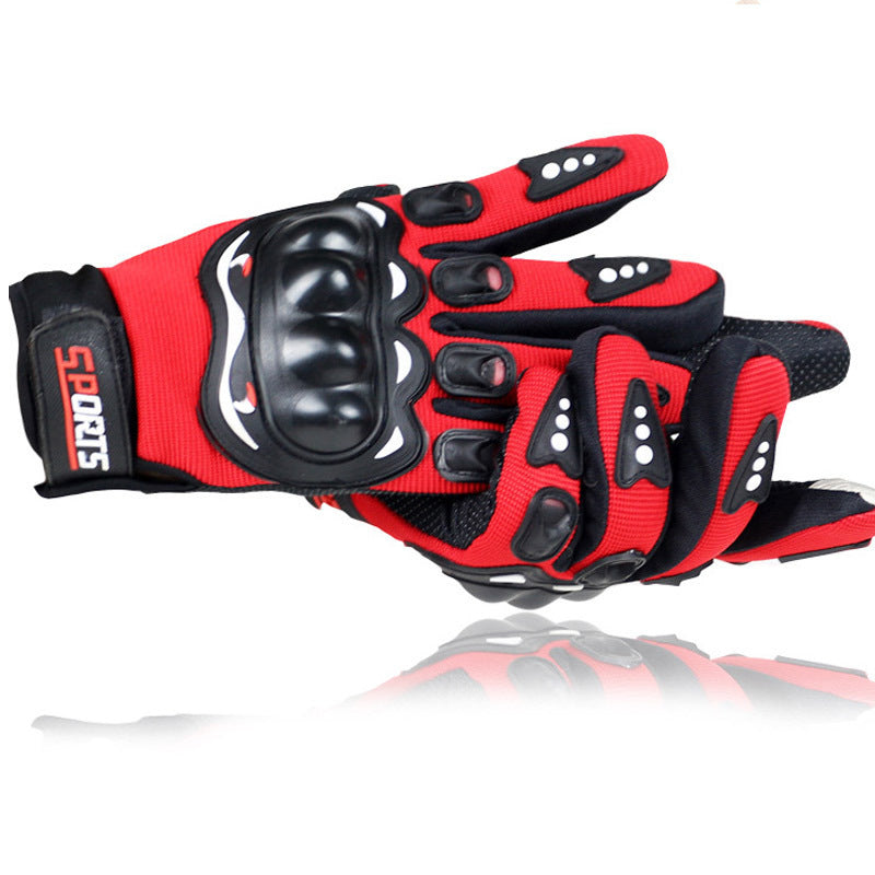 Men's Sports Motorbike Outdoor Racing Hard Shell Gloves