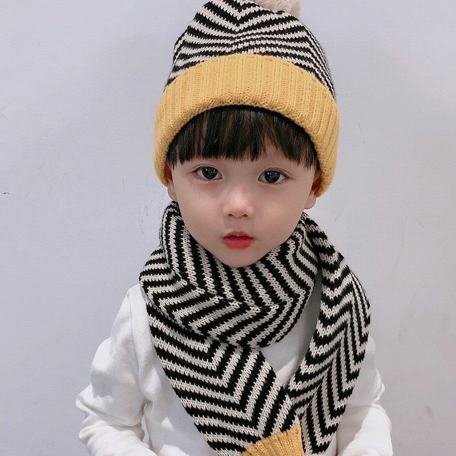 Children's Hat Two-piece Set Boys Western Fashion Kids' Headwear