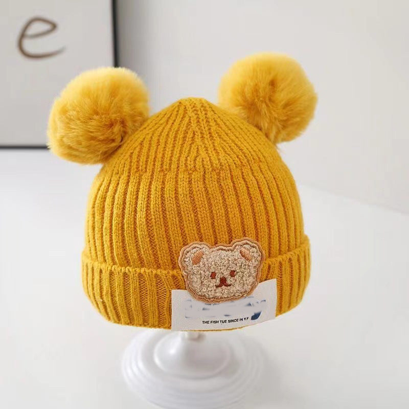 Super Cute Boy Woolen Knitted Warm Kids' Headwear