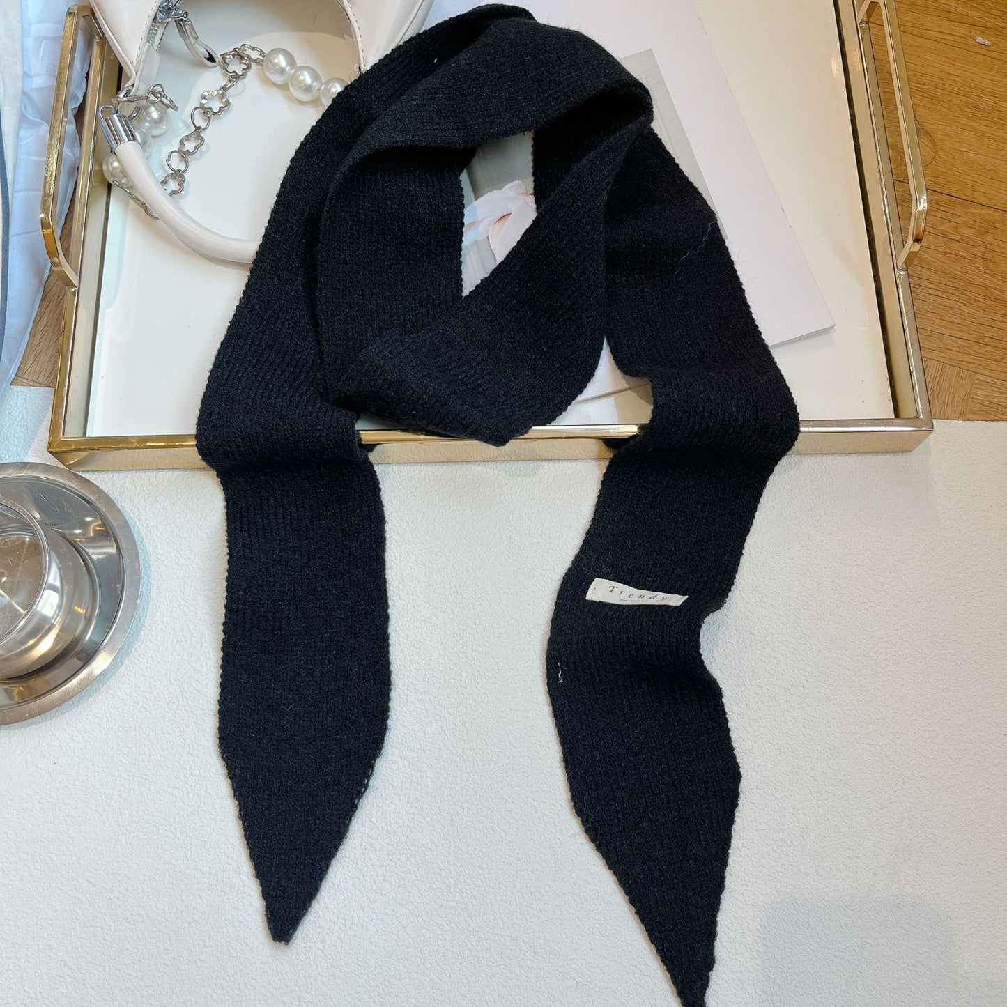 Style Hot Advanced Knitted Solid Color Scarfs