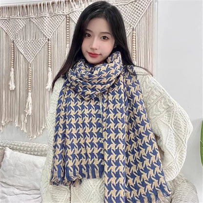 Women's & Men's Versatile Korean Style Stereo Design Warm Scarfs