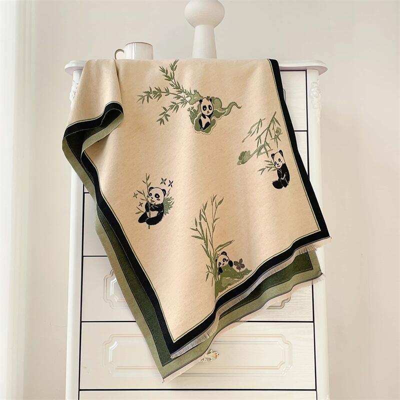 Women's Style Panda Fashion Winter Thick Shawl Scarfs