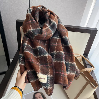 Versatile Korean Style Literary Couple Commuter Scarfs