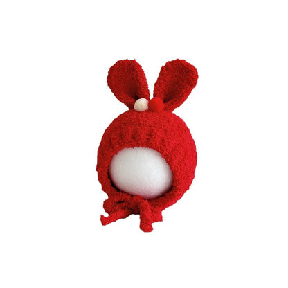 Born Hat Woolen Rabbit Ears Boy Kids' Headwear