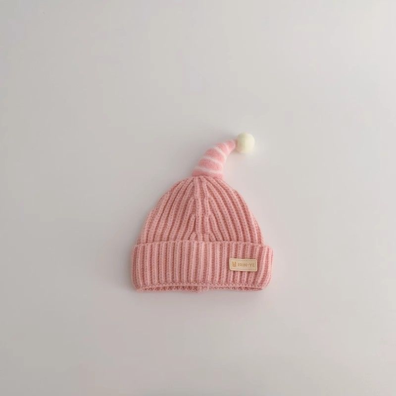 Warm Earflaps Woolen Hat Cute Boys Knitted Thickened Kids' Headwear